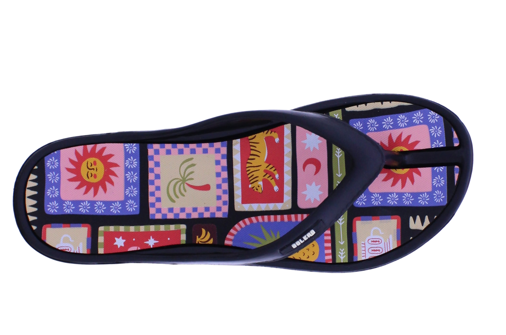 Women Insole Print Flip Flop