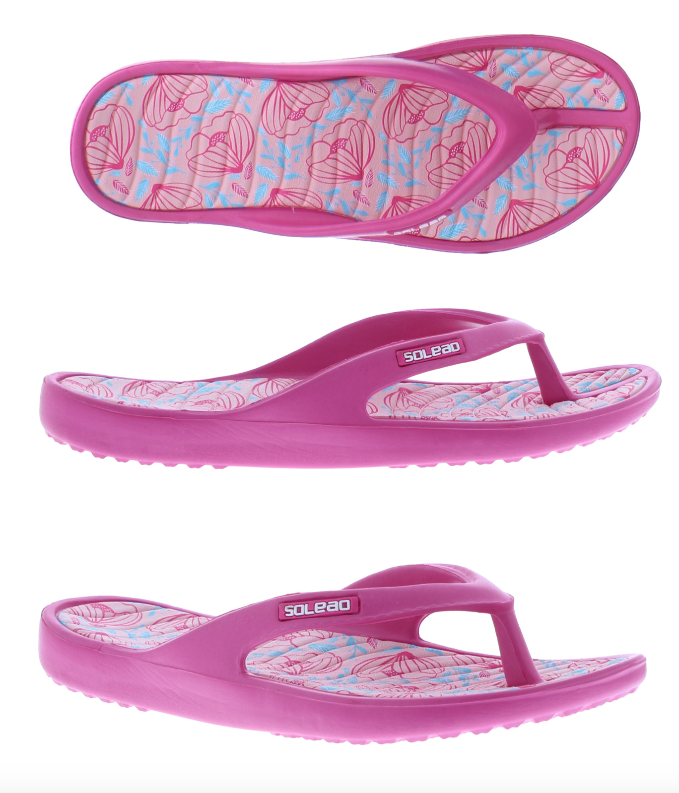 Chanclas de goma para mujer