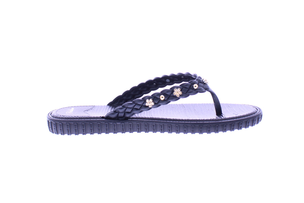 Women Flip Flop with Gold Studs