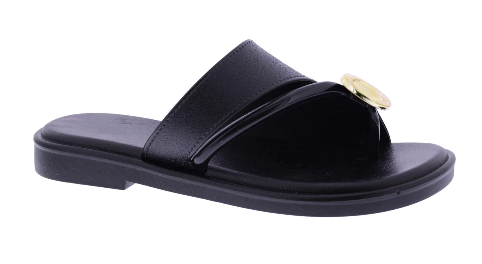 Women Slide with Toe Ring Charm