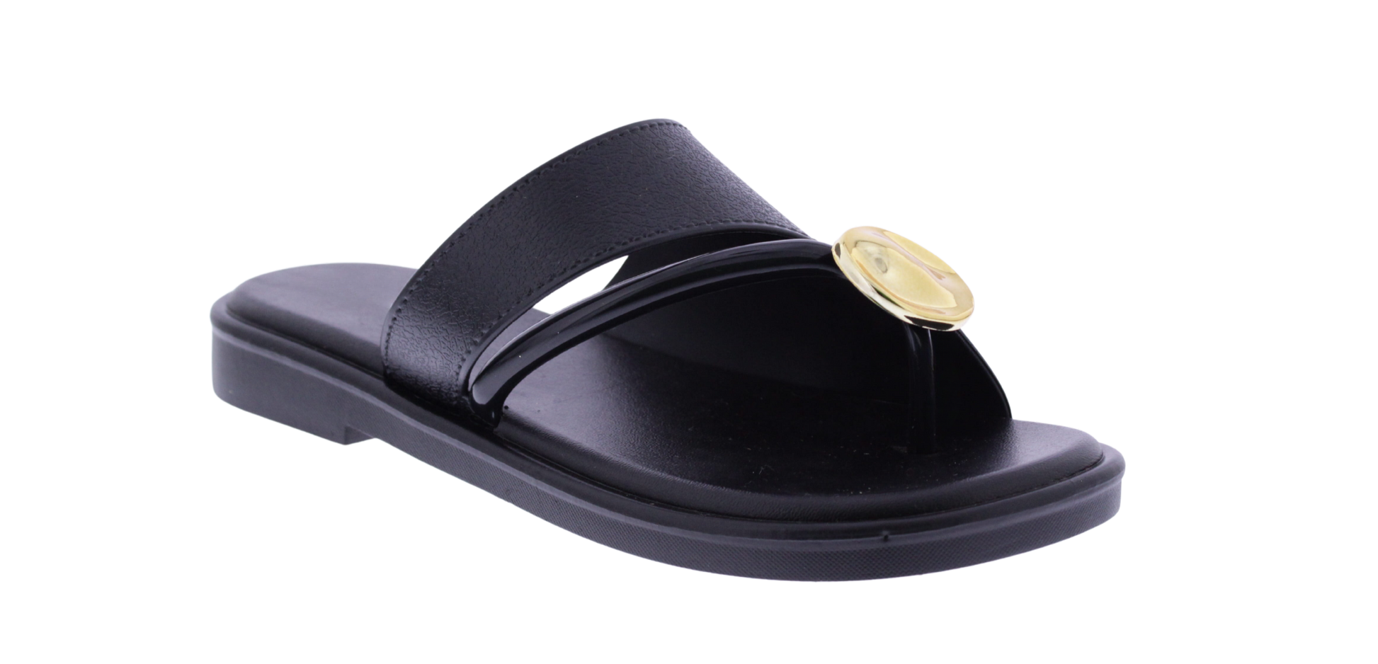 Women Slide with Toe Ring Charm