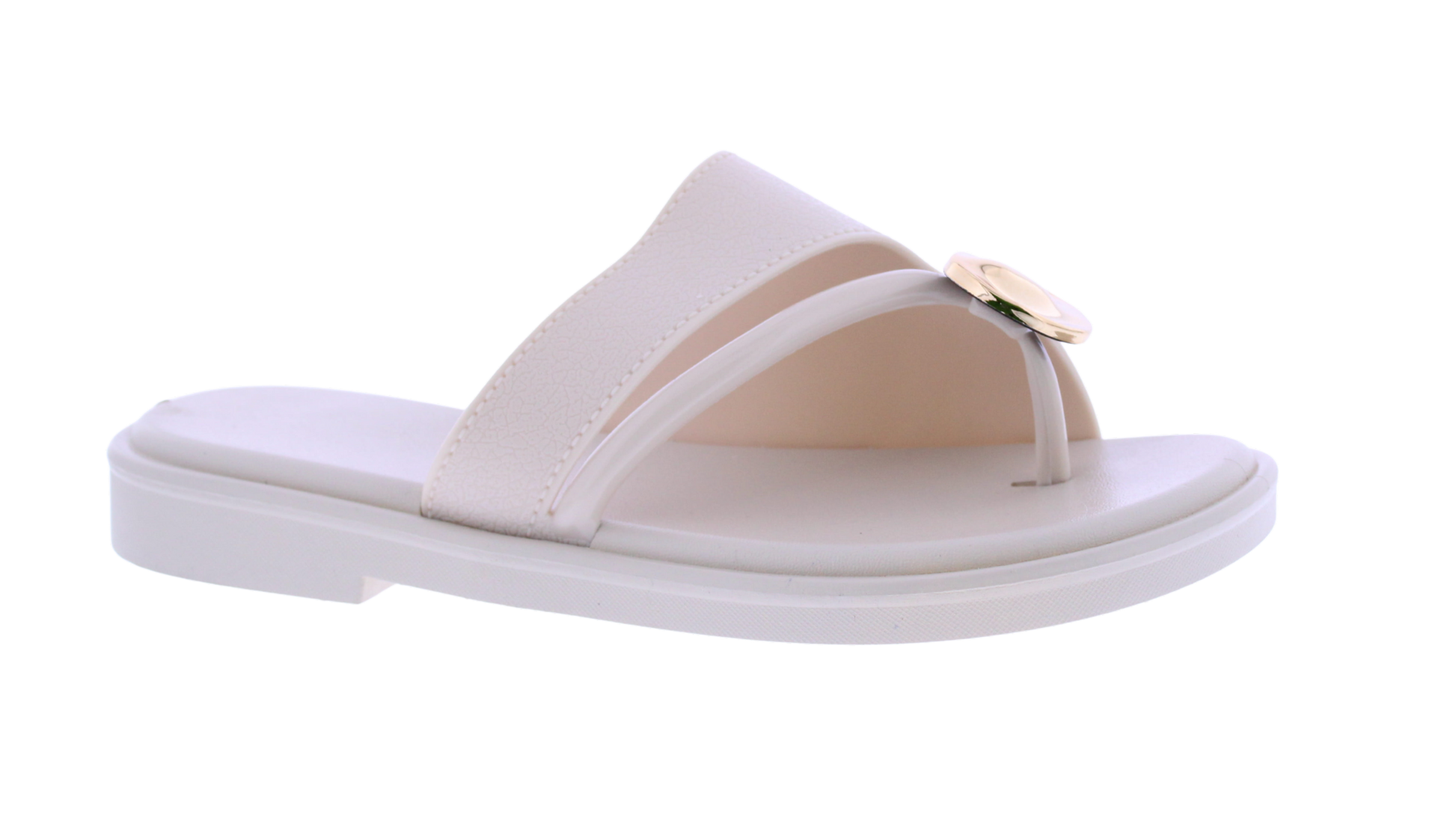 Women Slide with Toe Ring Charm
