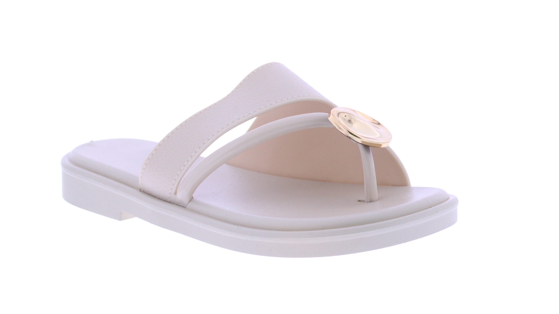 Women Slide with Toe Ring Charm
