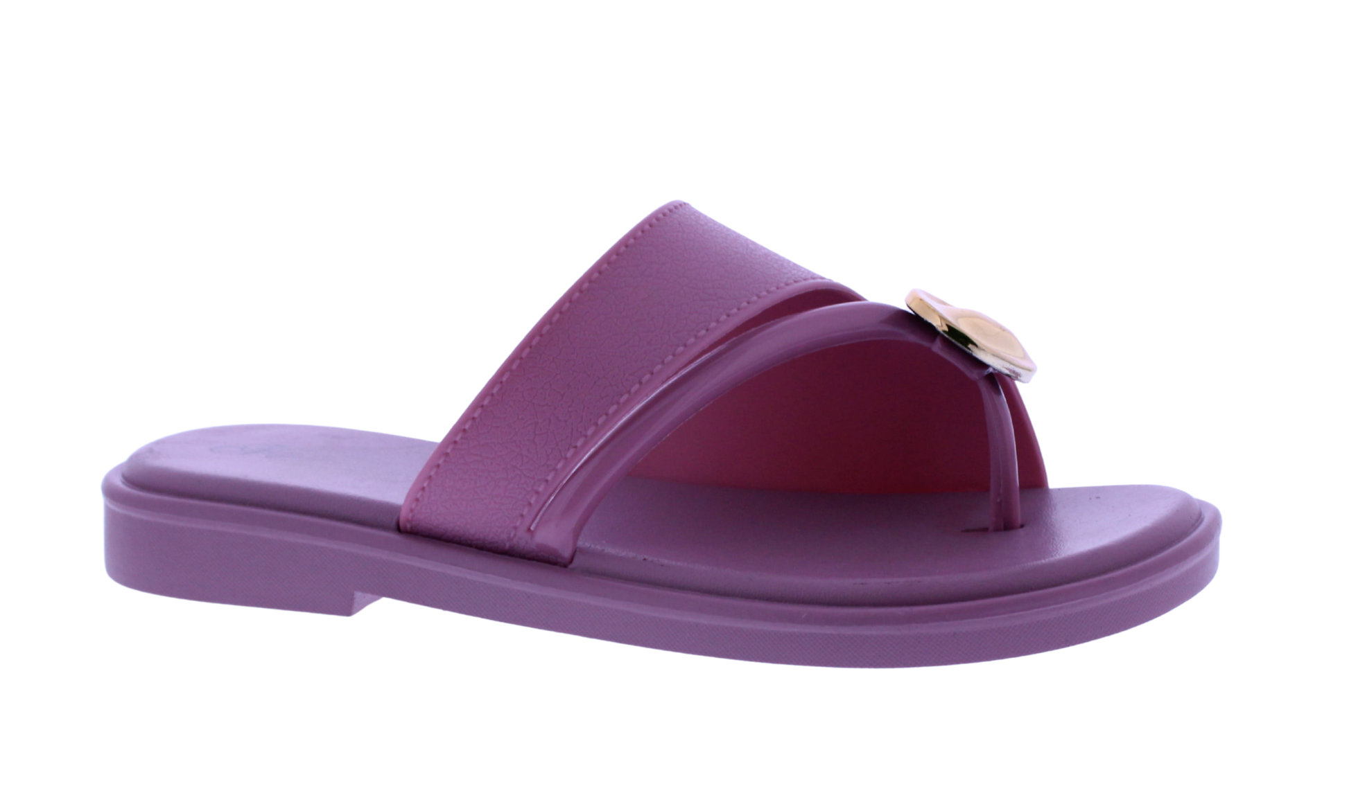 Women Slide with Toe Ring Charm