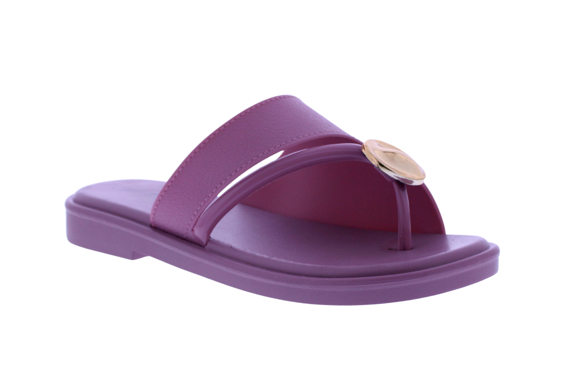 Women Slide with Toe Ring Charm