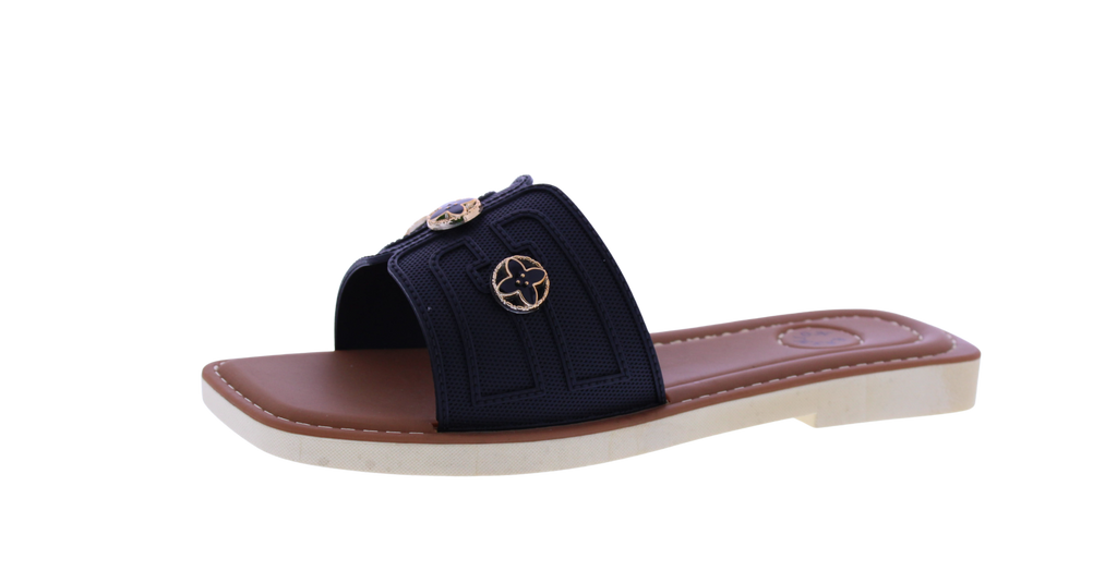 Women Slide with three Charms