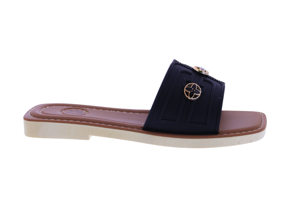 Women Slide with three Charms