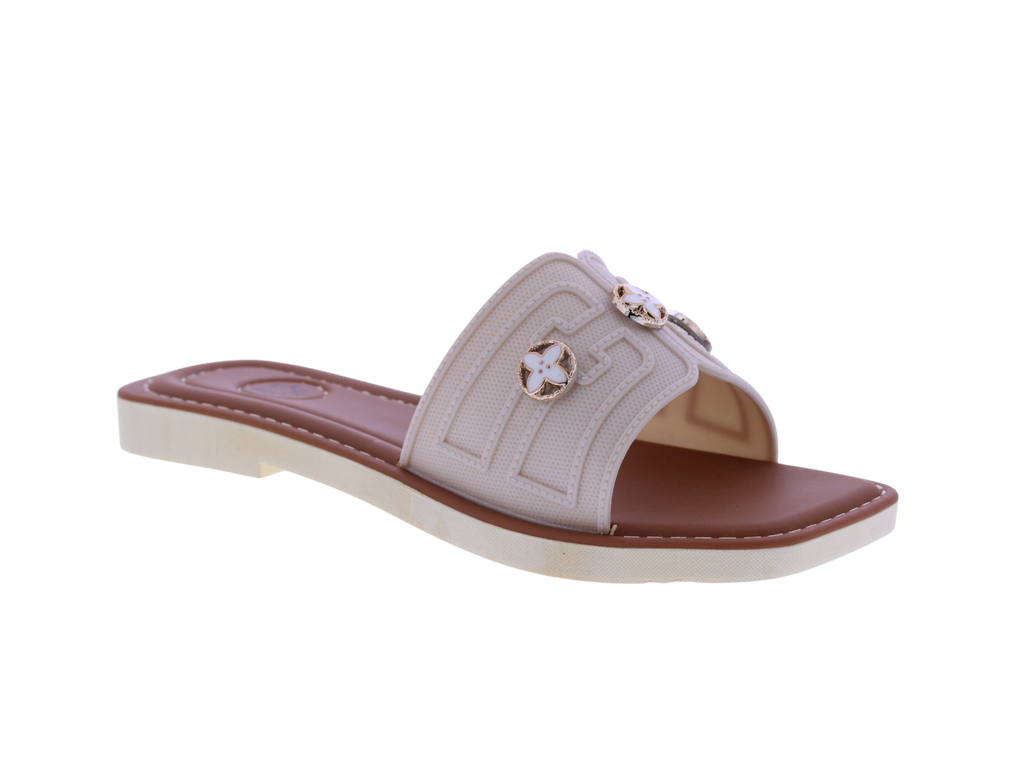 Women Slide with three Charms