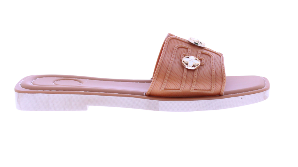 Women Slide with three Charms