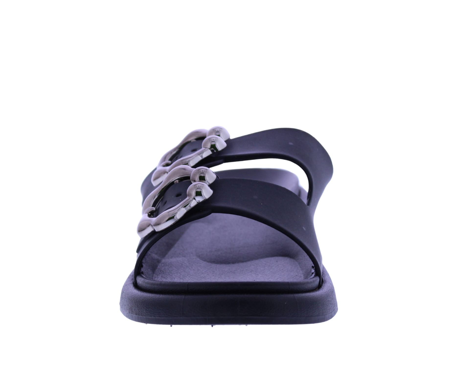 Women Double Buckle Slide