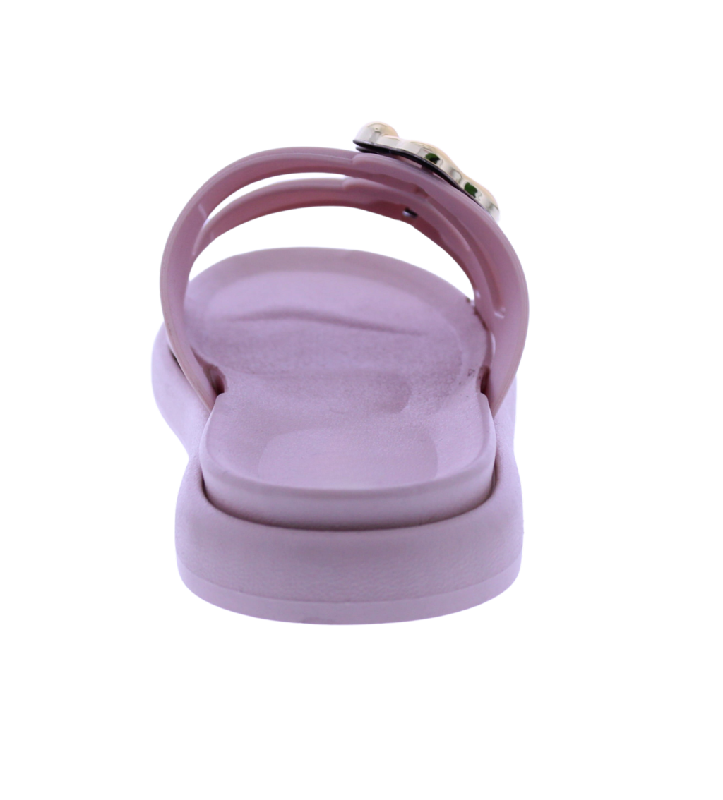 Women Double Buckle Slide