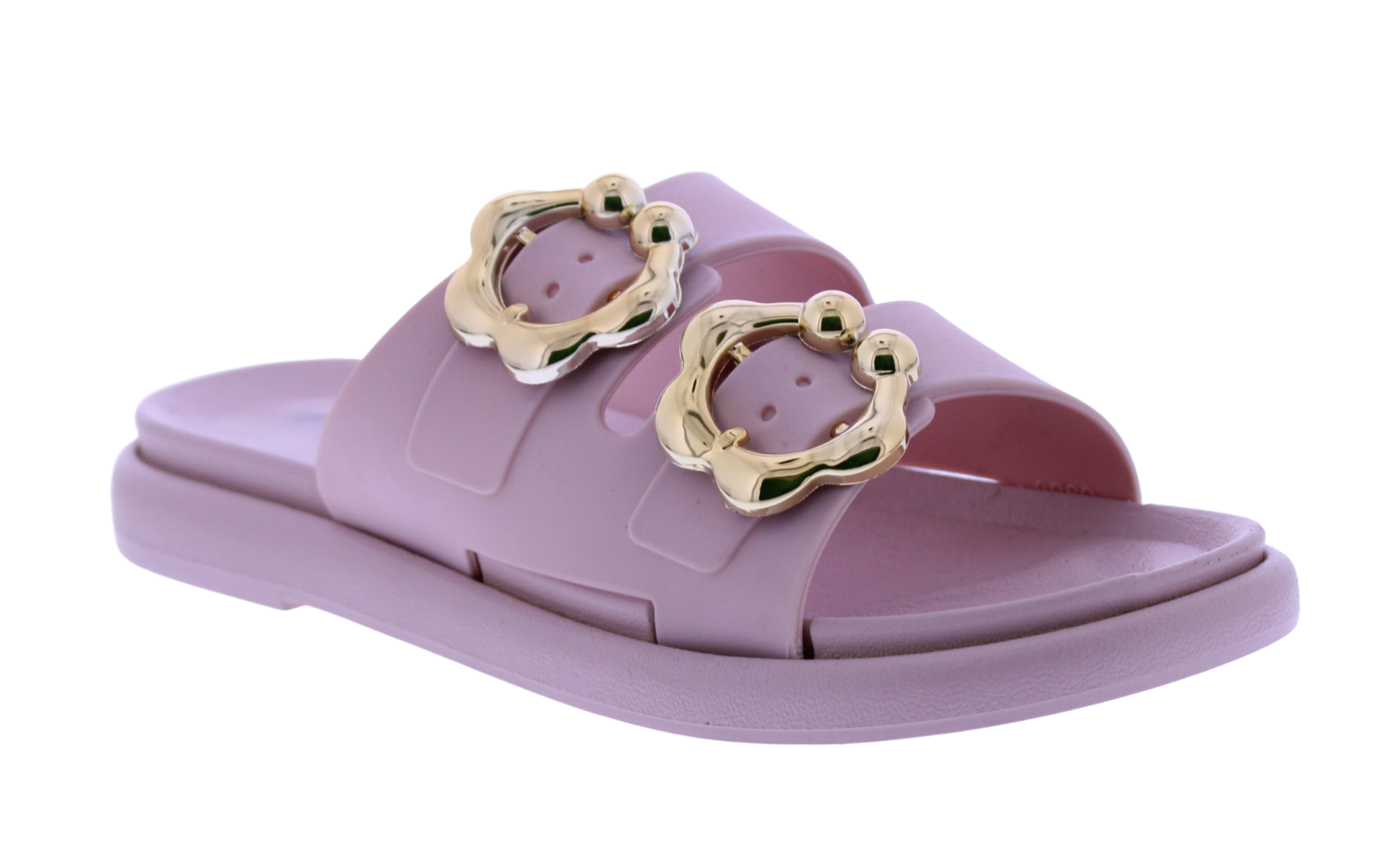 Women Double Buckle Slide