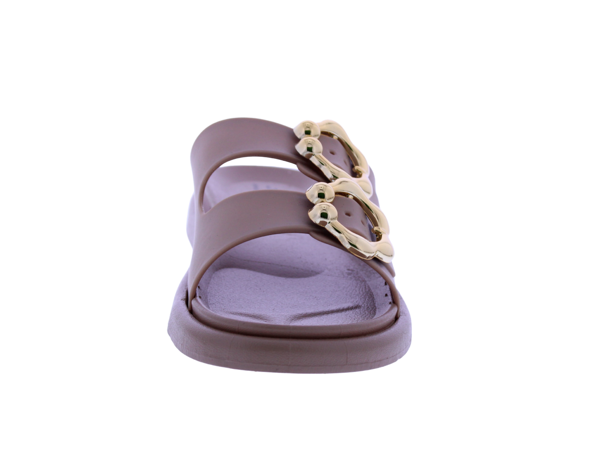 Women Double Buckle Slide