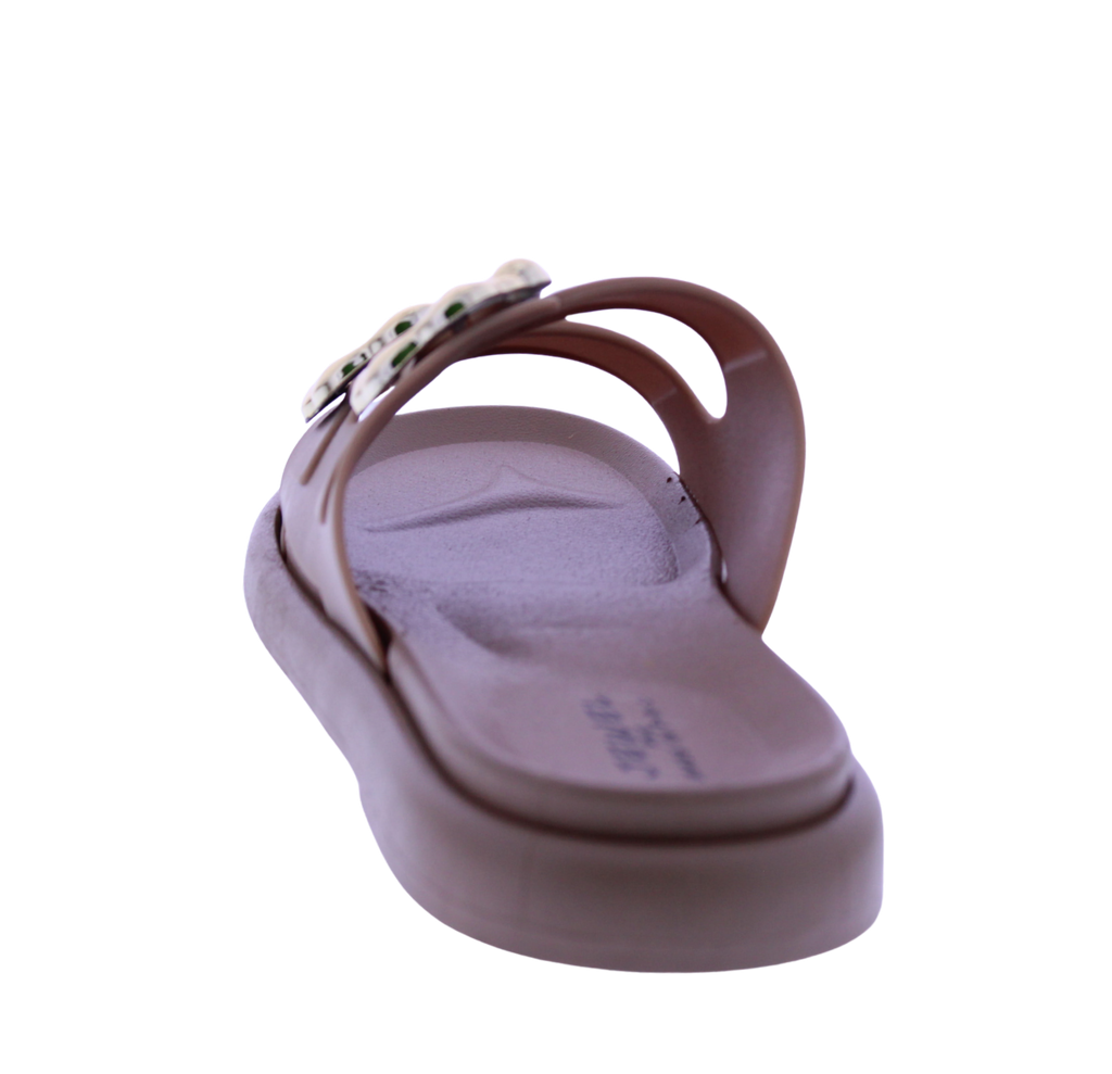 Women Double Buckle Slide