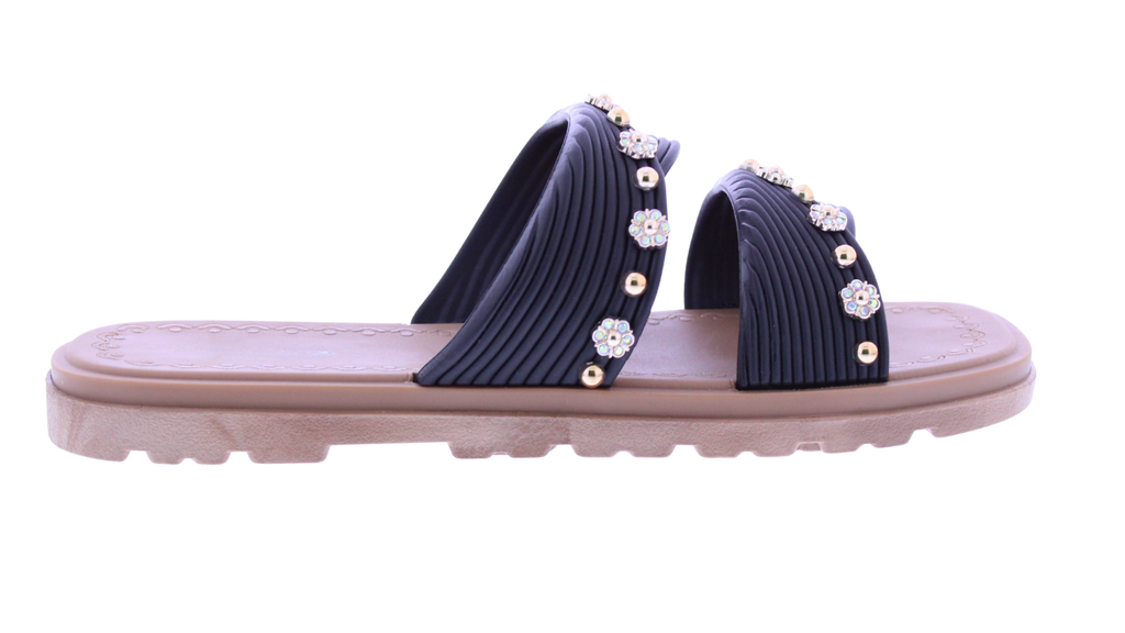 Women’s Embellished Slide Sandals
