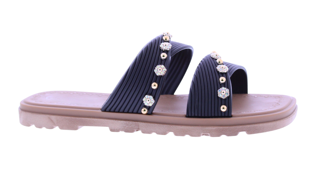 Women’s Embellished Slide Sandals