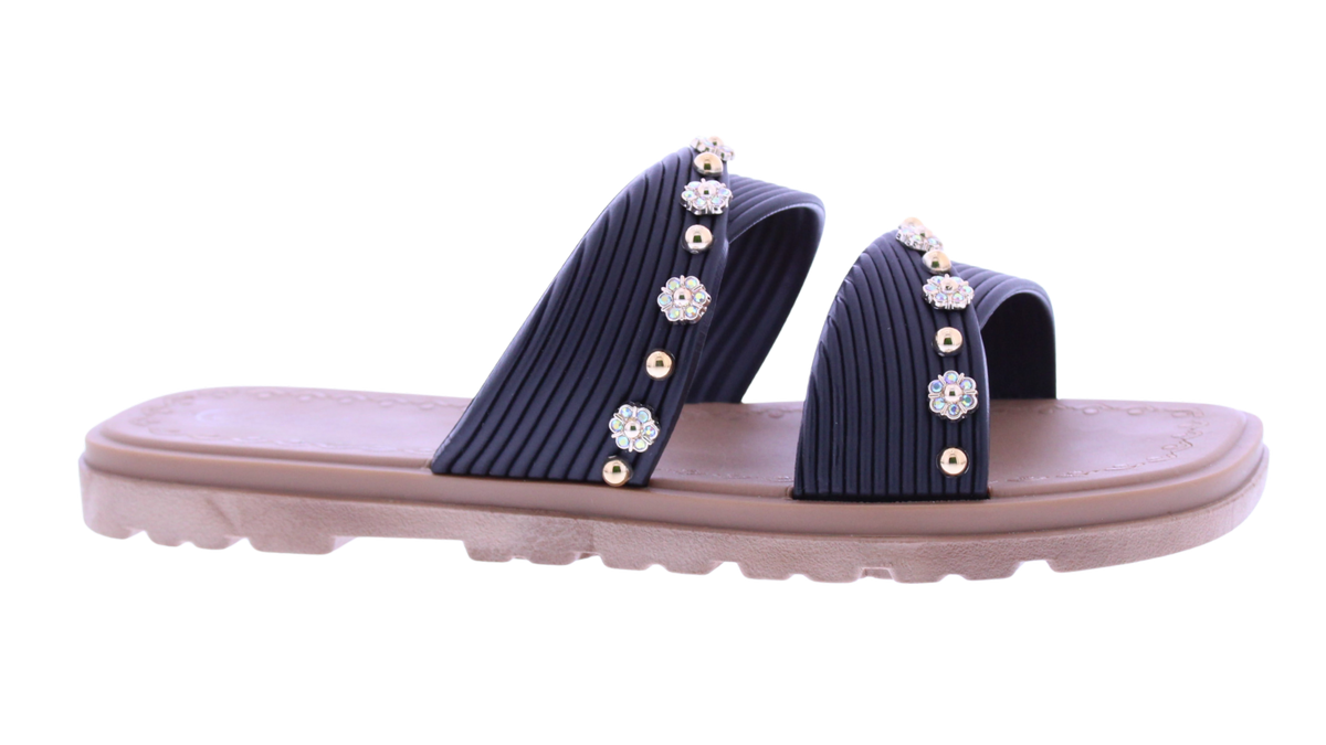 Women’s Embellished Slide Sandals