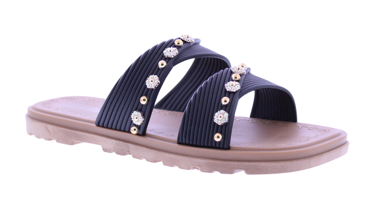 Women’s Embellished Slide Sandals