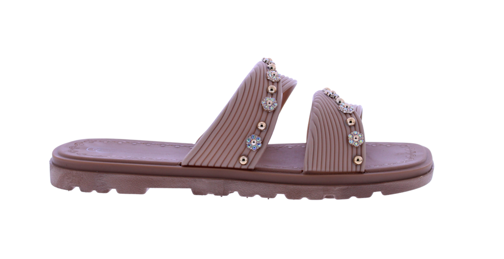 Women’s Embellished Slide Sandals