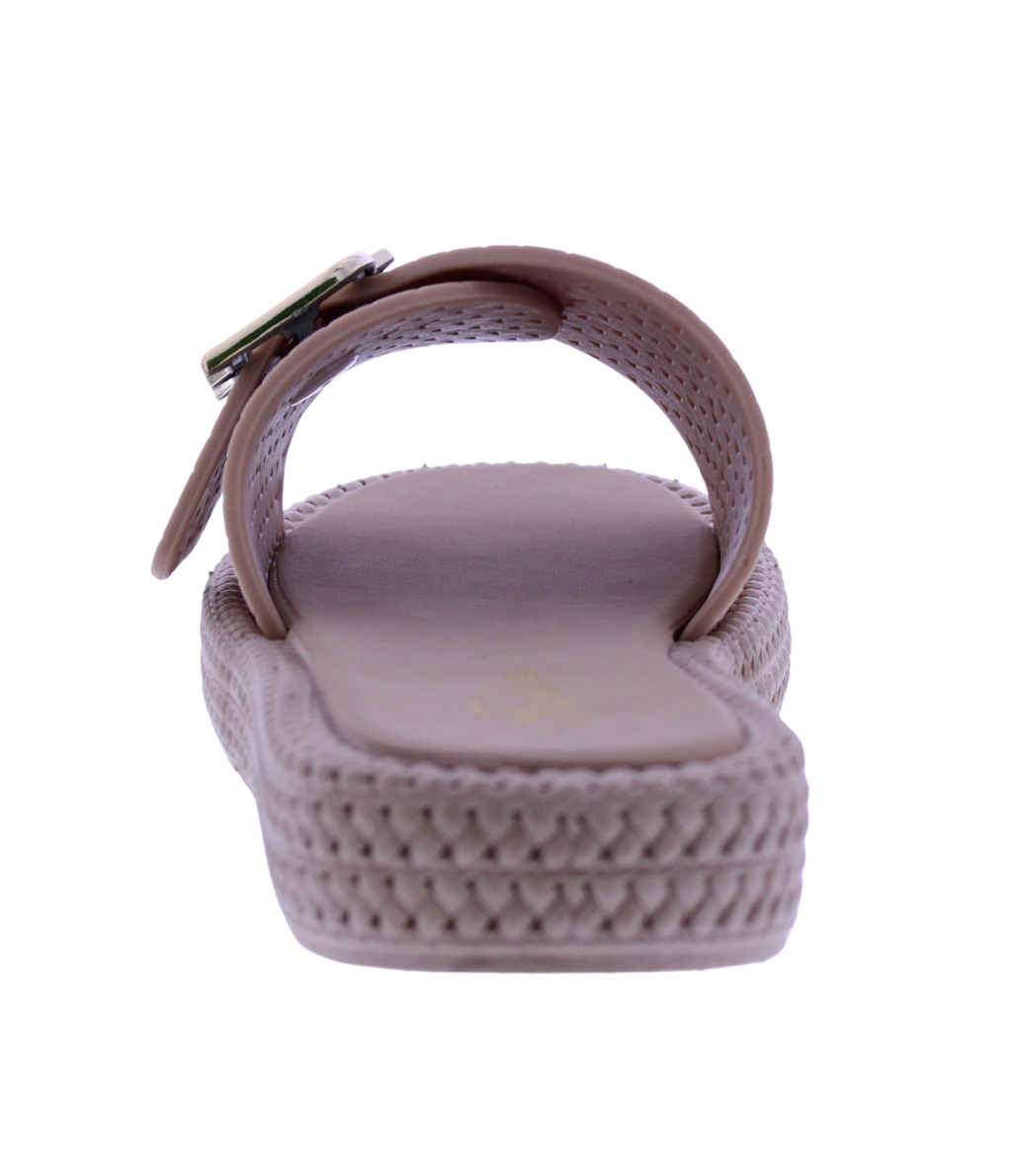 Women’s Woven Buckle Slide Sandals