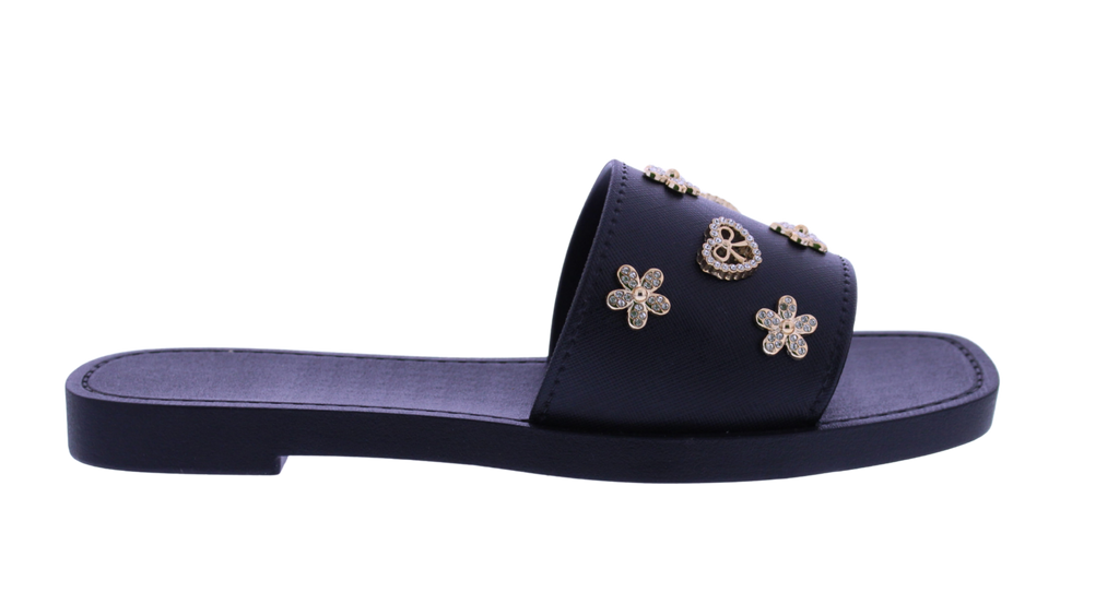 Women's Charm Embellished Slip-on