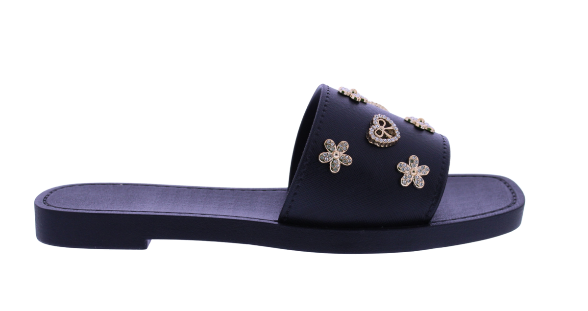 Women's Charm Embellished Slip-on
