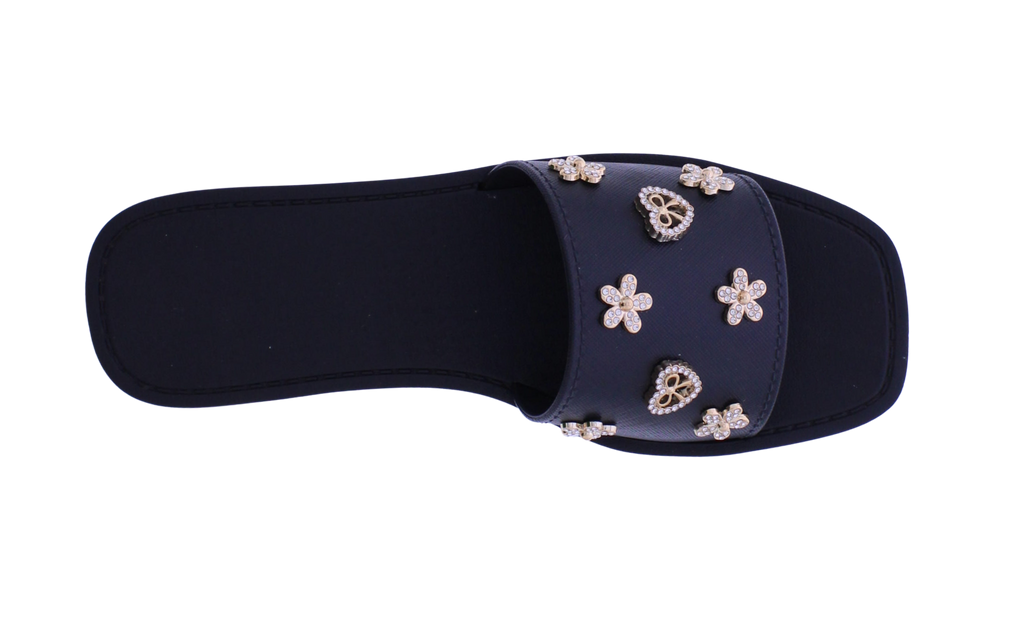 Women's Charm Embellished Slip-on