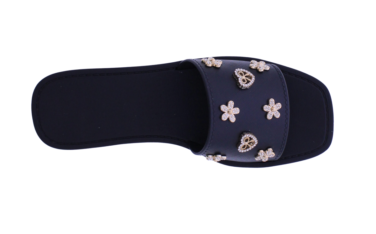 Women's Charm Embellished Slip-on