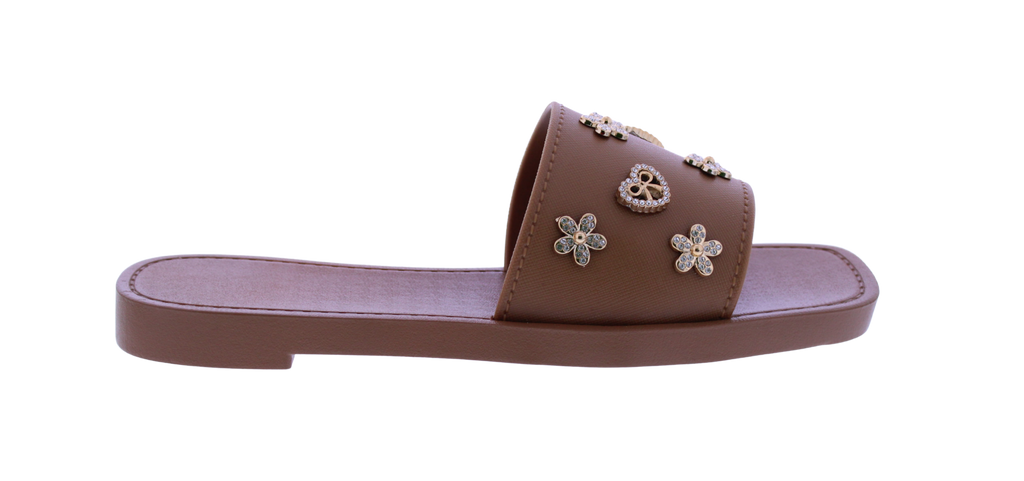 Women's Charm Embellished Slip-on