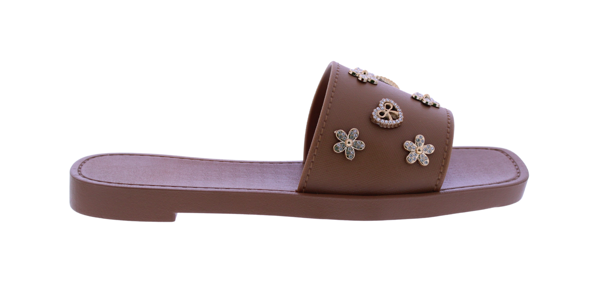 Women's Charm Embellished Slip-on
