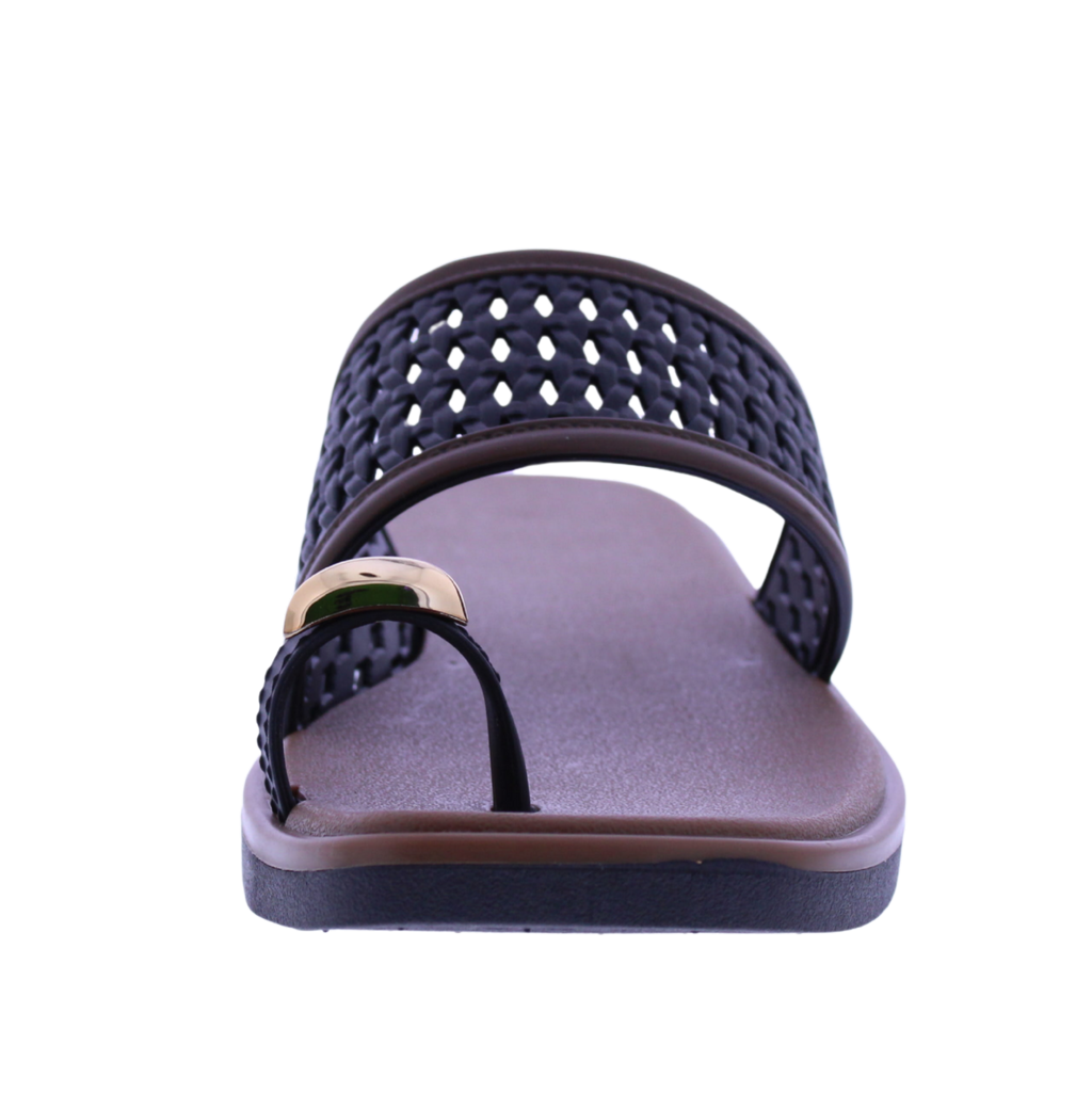 Women's Woven Toe Ring Slide