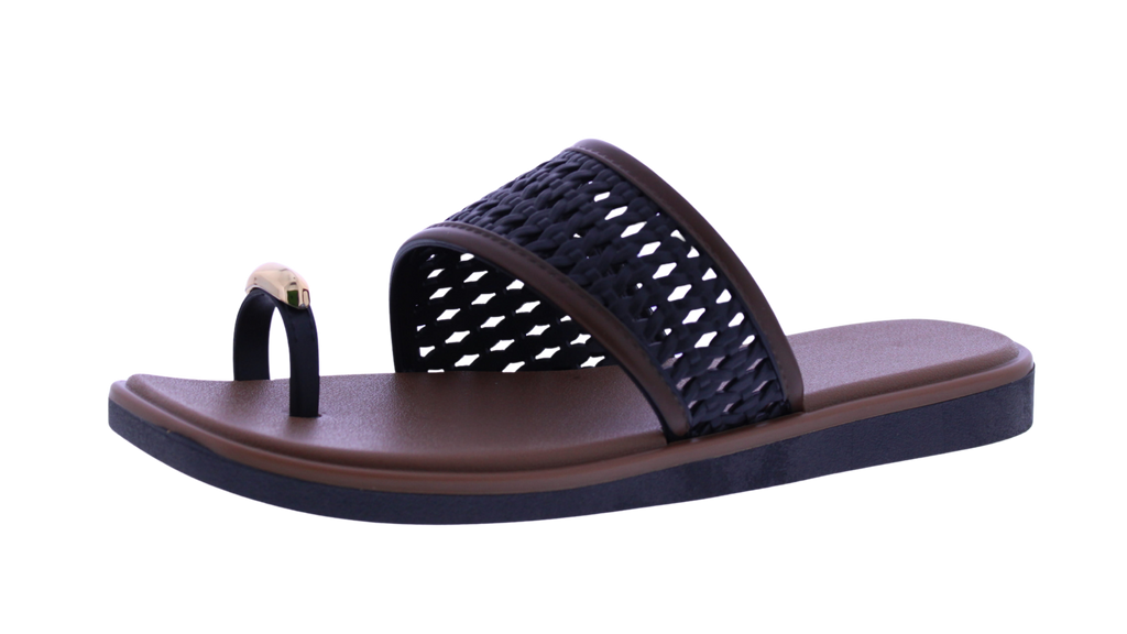 Women's Woven Toe Ring Slide
