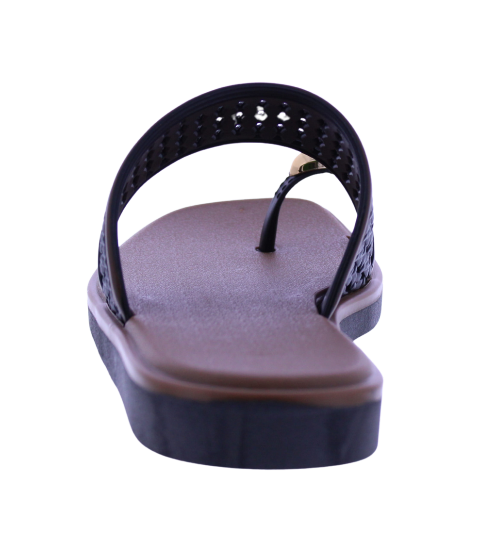 Women's Woven Toe Ring Slide