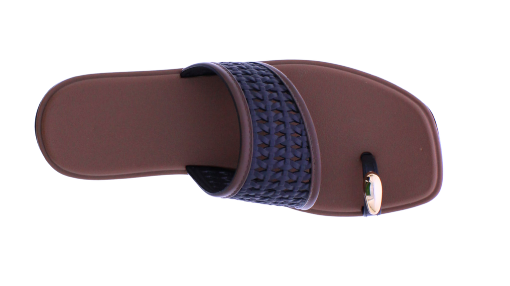 Women's Woven Toe Ring Slide
