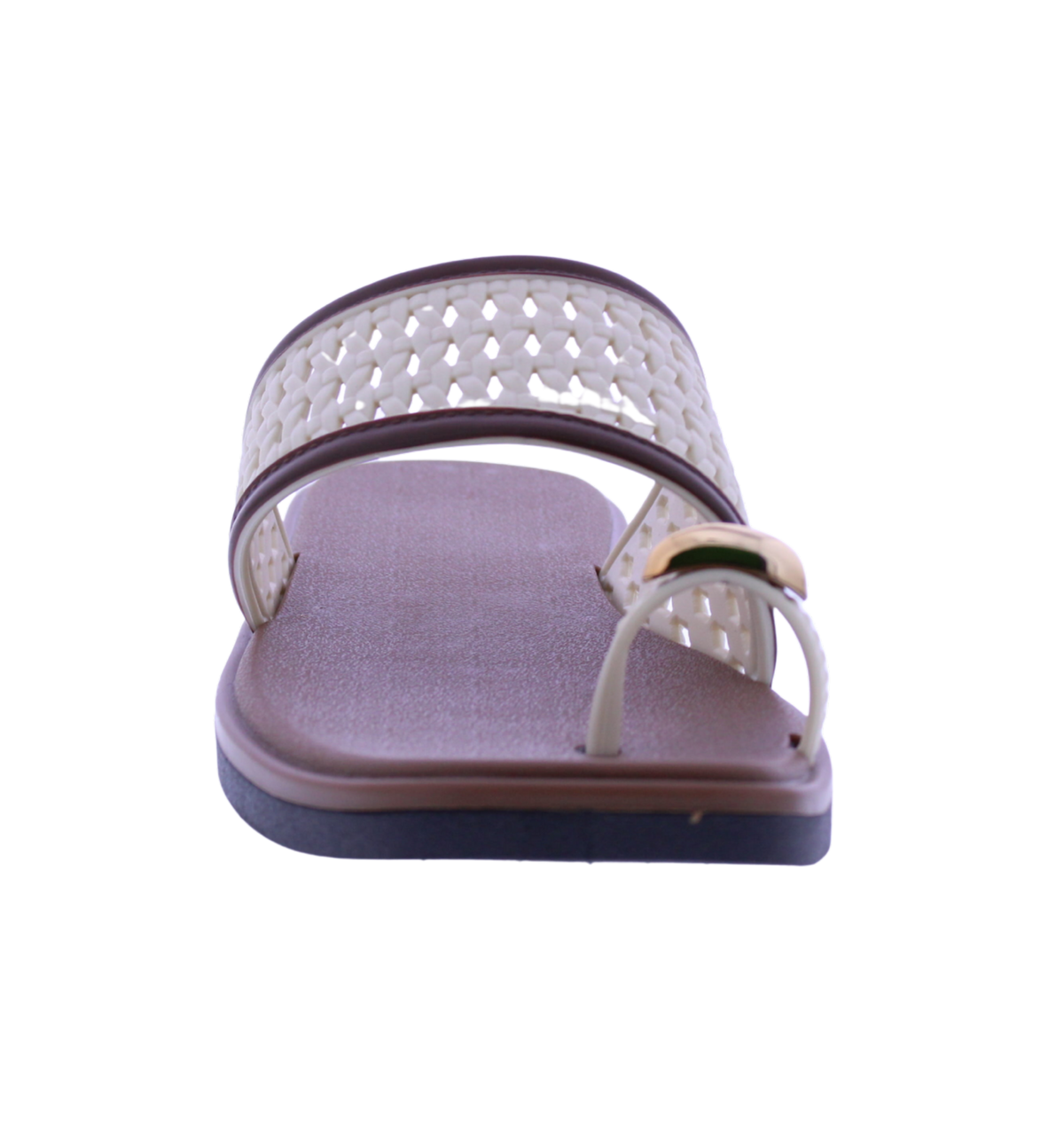 Women's Woven Toe Ring Slide