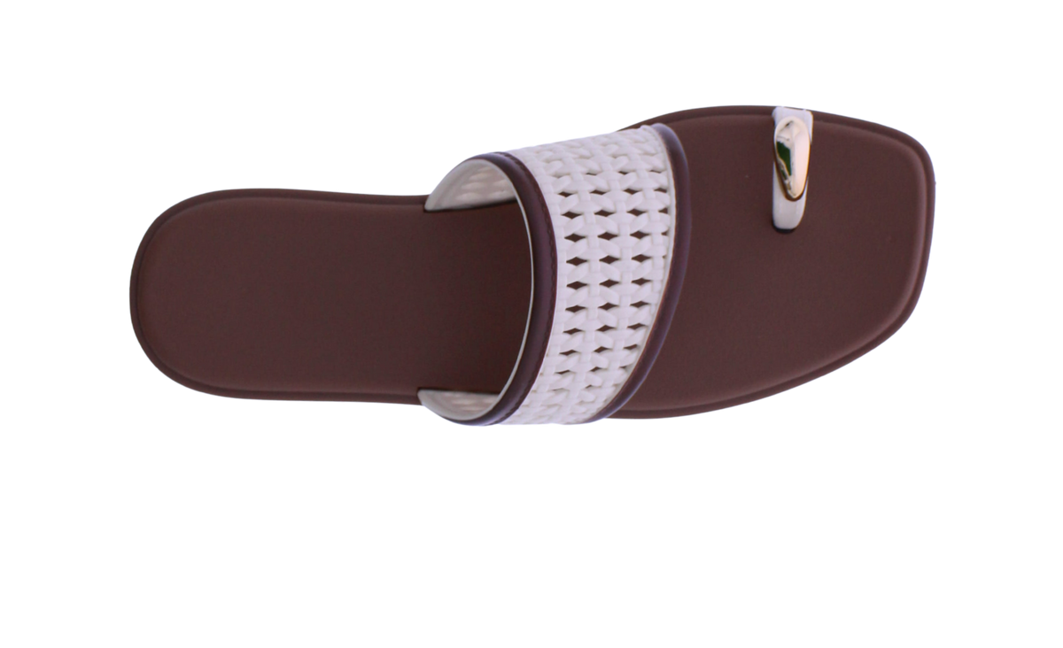 Women's Woven Toe Ring Slide