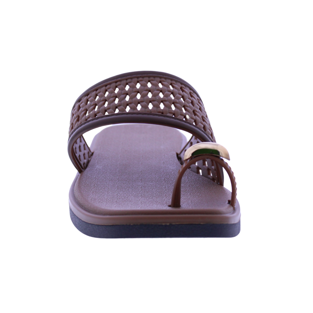 Women's Woven Toe Ring Slide