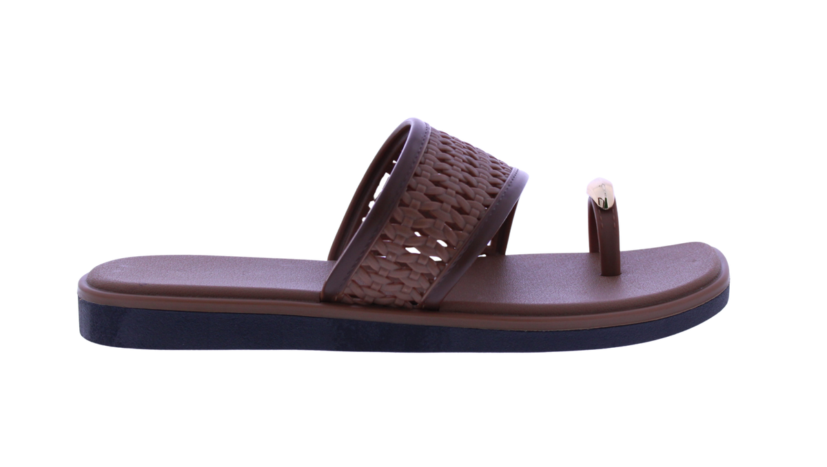 Women's Woven Toe Ring Slide
