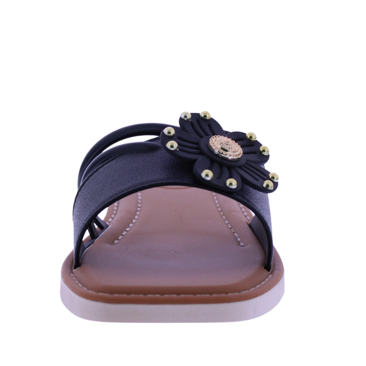 Women's Studded Flower Slide