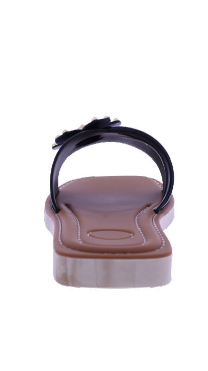 Women's Studded Flower Slide
