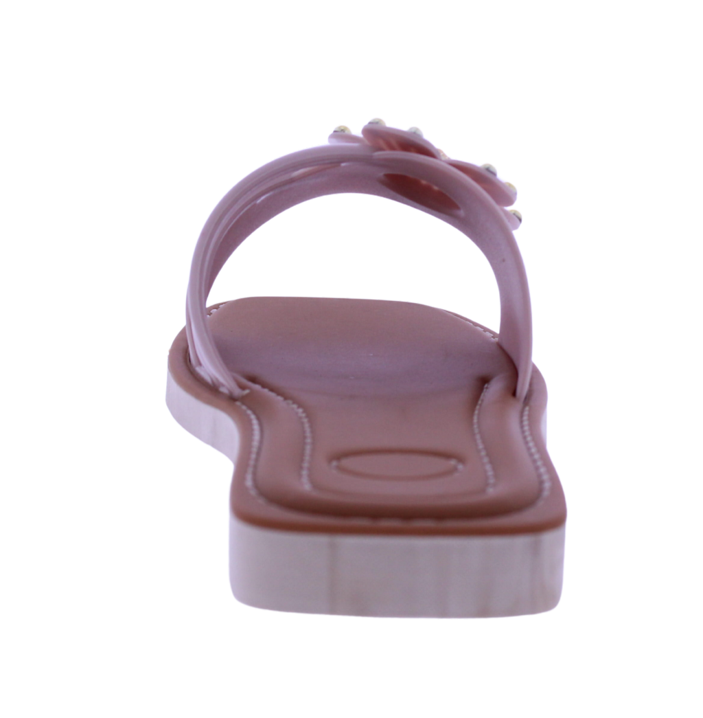 Women's Studded Flower Slide