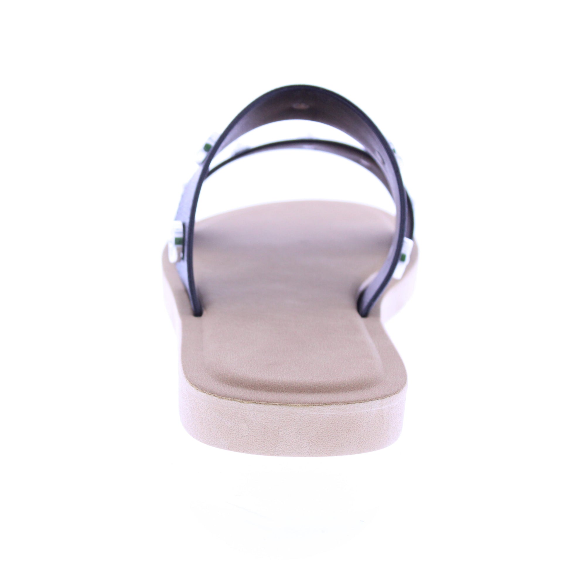 Women Metal Charm Slip On