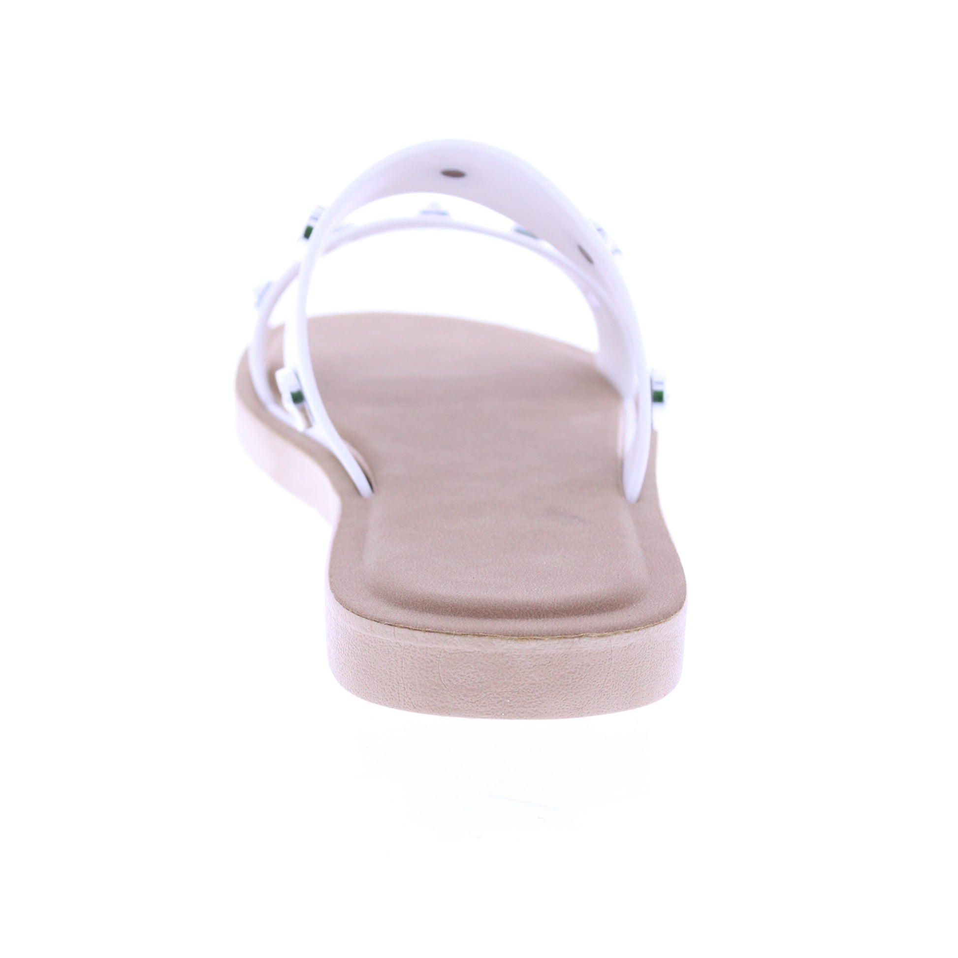 Women Metal Charm Slip On