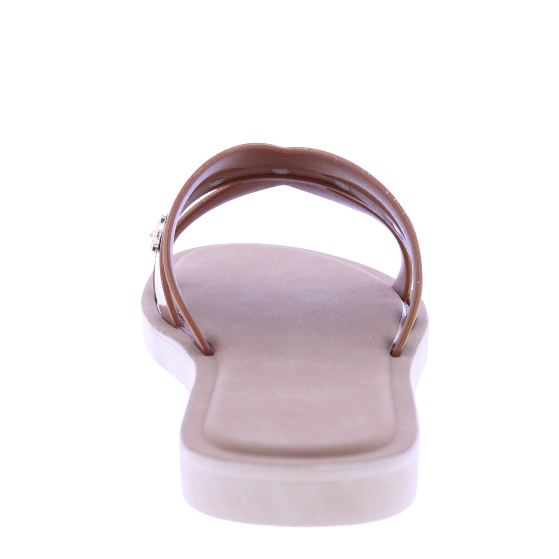 Women Metallic Charm Slip On