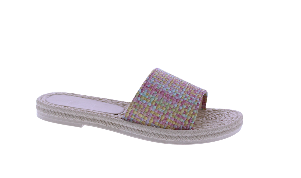 Women Printed Weaving Slip On