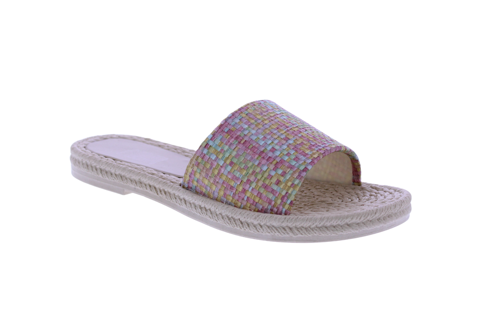 Women Printed Weaving Slip On