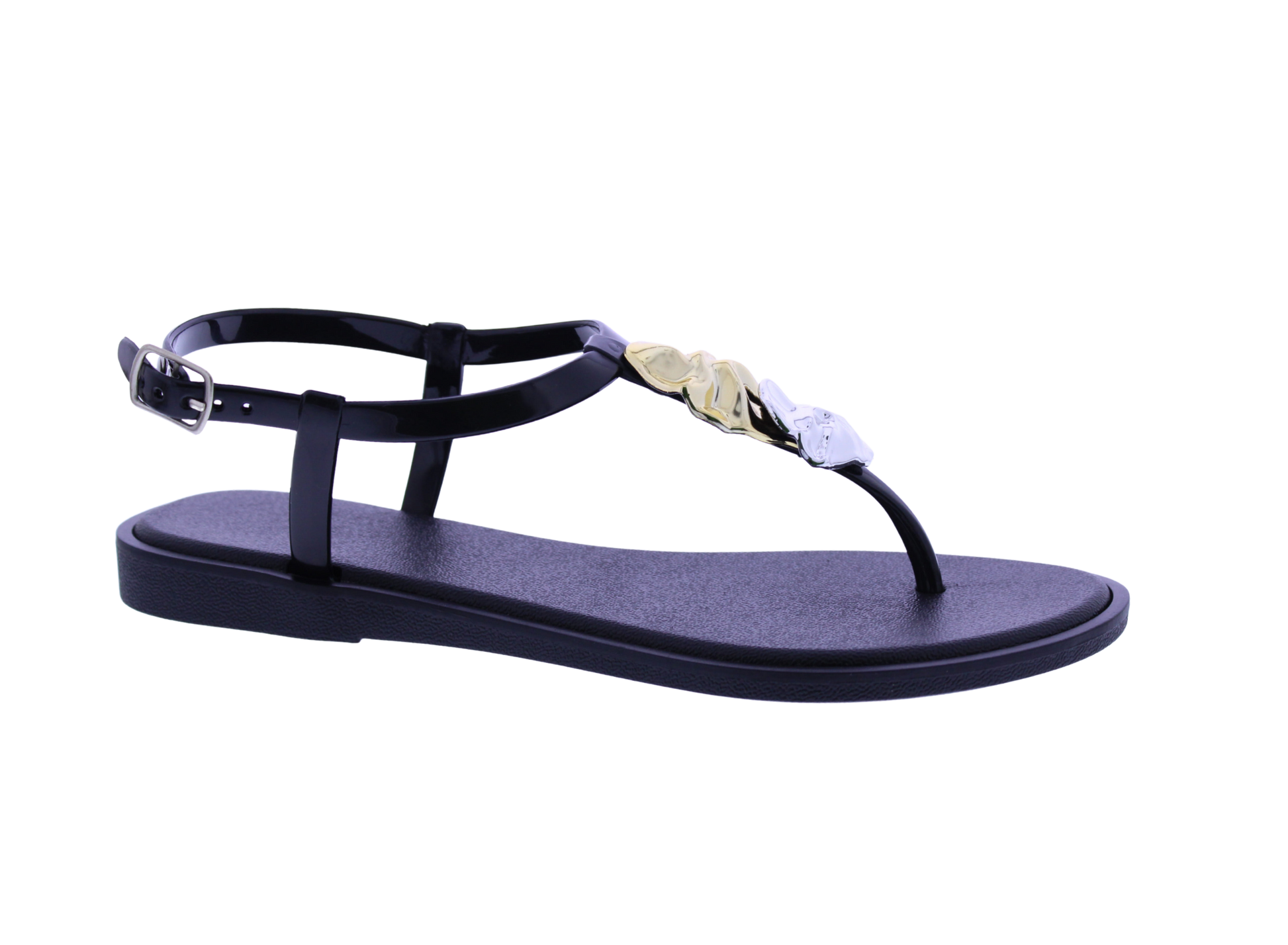 Women T-Strap Sandal with ornament