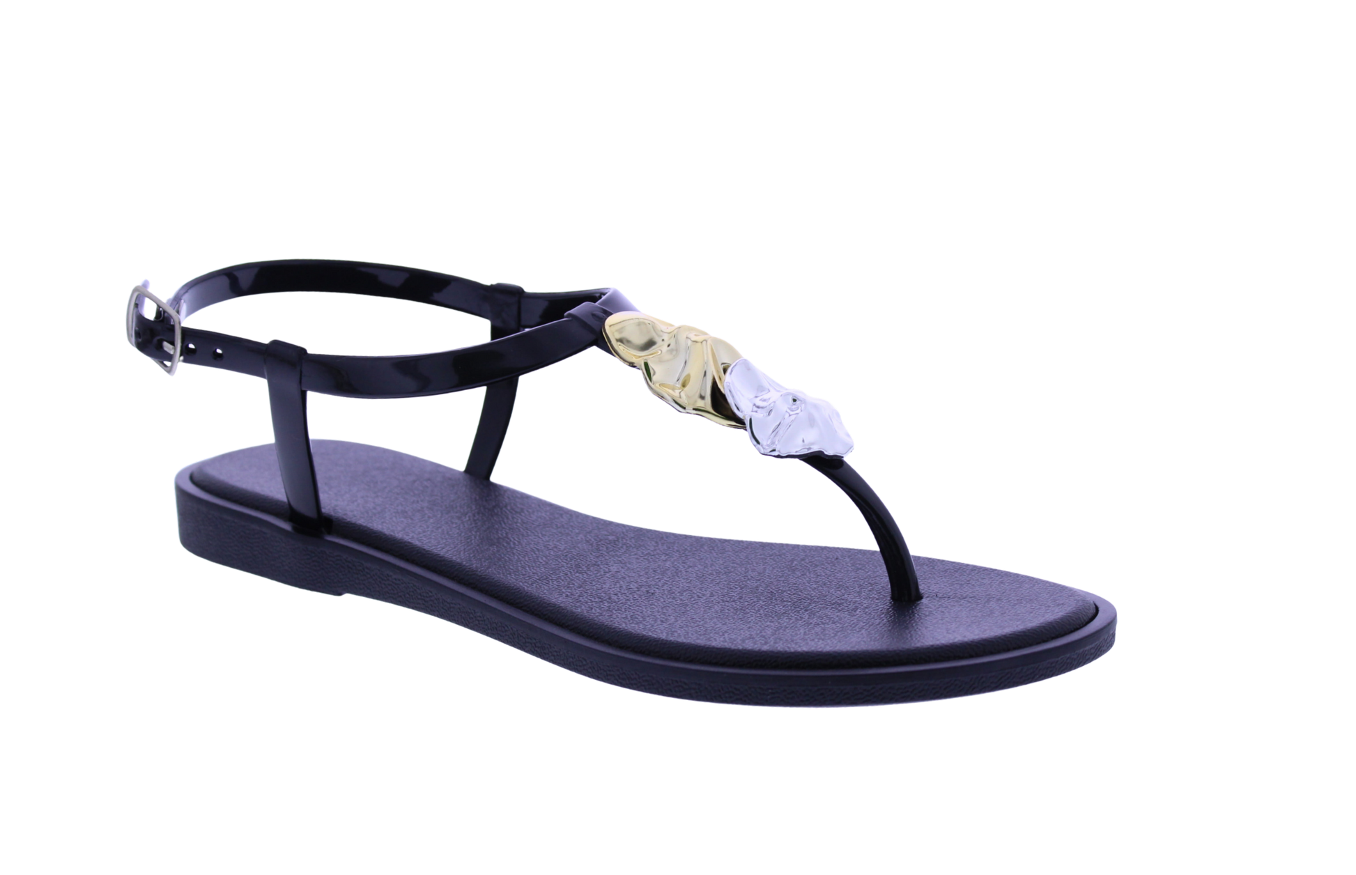 Women T-Strap Sandal with ornament