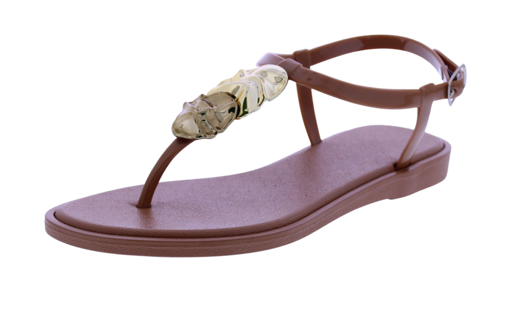 Women T-Strap Sandal with ornament