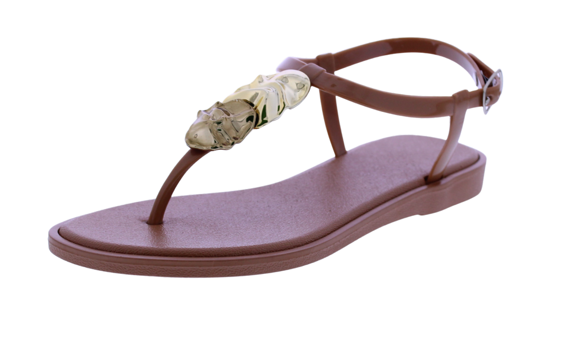 Women T-Strap Sandal with ornament